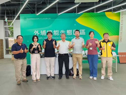 深化台日環保交流！日本河井紘輔教授首度參訪外埔綠能園區 讚賞分類與循環利用成果