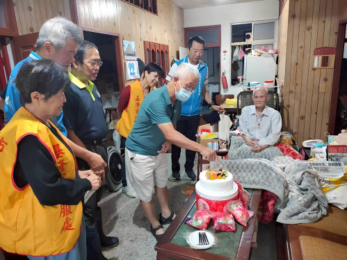 百歲人瑞徐由命爺爺紀壽 基隆榮服處歡慶101歲生日