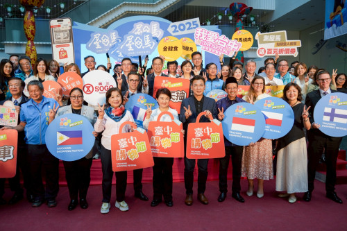 6國使節親代言！「臺中購物節」10/24火熱起跑  盧秀燕：向世界展現台中多元國際魅力