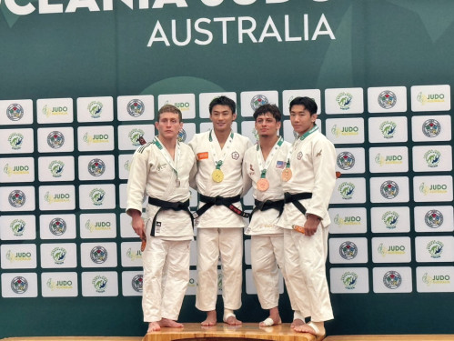 台中柔道傳捷報！楊勇緯、林真豪勇奪大洋洲公開賽金牌   盧秀燕祝賀雙金榮耀