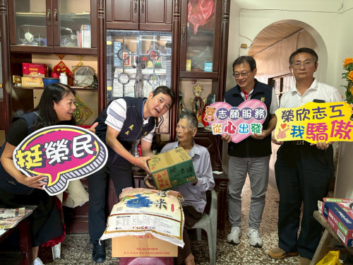 彰化榮服處關懷芳苑榮民眷 宣導普發萬元防騙