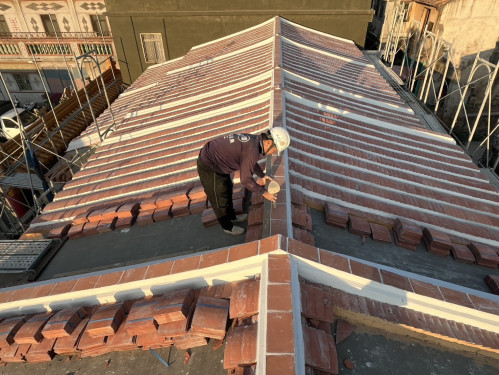 沙美老街特色街區收規合脊祈福 修復工程可望明年完工