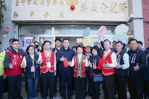 天輪、梨山警力堅守偏鄉　盧秀燕致謝員警並祝新年「無案可辦」