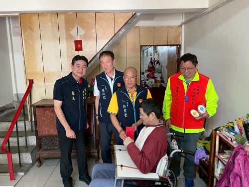 彰化榮服處×仁美基金會即時援手關懷弱勢榮民眷