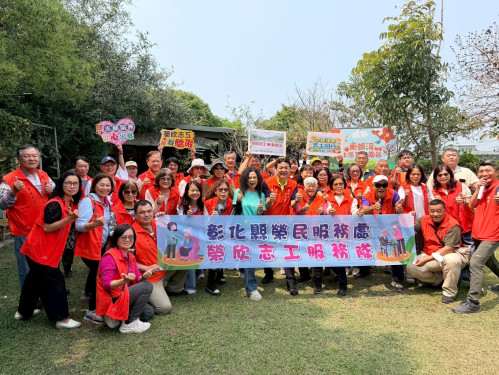 東螺溪體驗綠色生命力 彰化榮服處守護溪畔志工同行