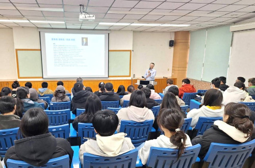 金門大學生命教育講座 基甸會曹秉堯分享：五百萬的祝福