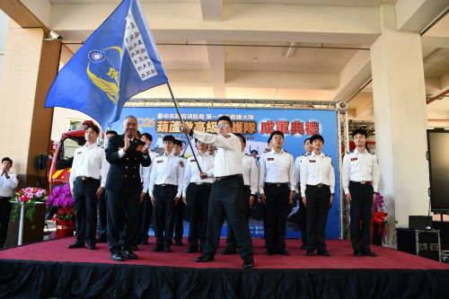 打造北台中最強救護防線！中市消防「葫蘆墩高級救護隊」揭牌