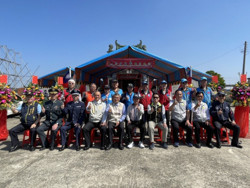 臺南榮服處辦飛將軍廟春祭 向烈士致意