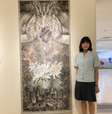 17歲高中生勇奪墨彩首獎！  第73屆中部美展看見新世代藝術能量