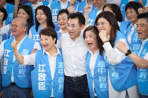 藍營大團結 江啟臣：接棒升級、讓臺中再贏一次