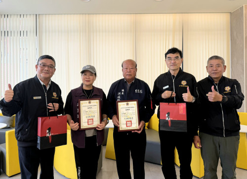 金門榮服處感謝洪成發、許玉昭議員響應榮民向學子女認養