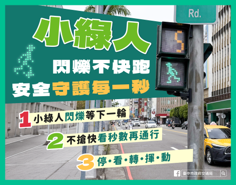 中市行人優先號誌將突破千處　時空分流「搶先一步」守護行人安全