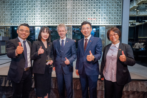 立法院江啟臣副院長出席捷克參議院議長韋德齊（Miloš Vystrčil）感恩酒會