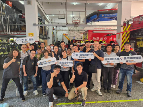 台中消防攜手台鐵強化防災應變　台鐵台中站長王河傑加入T-CERT  化身救災尖兵