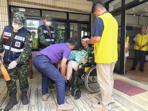 中彰榮家參與五作戰區聯演 實兵驗證戰時傷兵收容能量