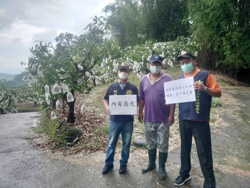 守護夏日紅寶石 玉井警啟動鷹眼護果