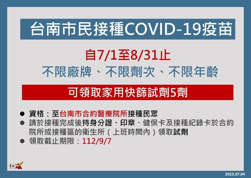 COVID-19疫情仍高原期 籲未接種雙價(BA.4/5)次世代疫苗可踴躍預約 保護自己與他人