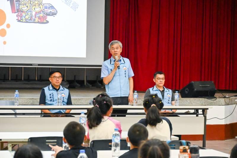 金門消辦消防夏令營關心在地學童暑期生活 