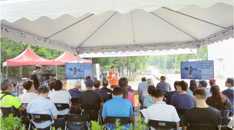 配合國家防災月　台電新竹區處「地震災害電力維生管線持續運作實兵演練」確保電力供應