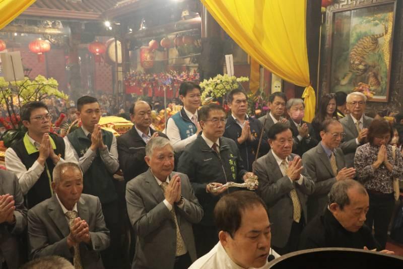 初九天公生 黃偉哲向玉皇大帝祝壽祈國泰民安市運昌隆