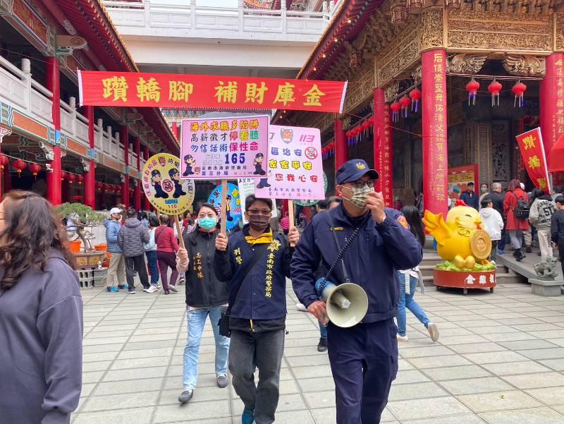 南警機動派出所與神同行 齊守護民眾歡度年節