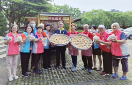 饅頭哥哥姐姐愛心巡迴至新竹榮服處　製作養生饅頭送暖傳愛榮民眷