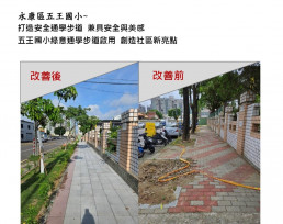 打造安全通學步道 兼具安全與美感 五王國小綠意通學步道啟用 創造社區新亮點