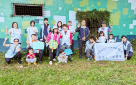 台電新竹區處志工隊響應節能減碳趨勢　新豐野戰公園種植灌木樹苗趣