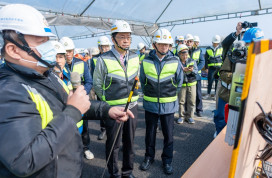 張善政視察桃園航空城航青路工程 緩解大園往返青埔交通