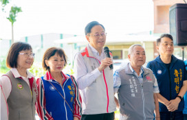 桃園大圳3-3埤塘綠美化完工　張善政：中壢再添休憩新亮點