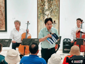 中鋼基金會攜手張正傑老師打造無障礙音樂盛宴感動百位輪椅族