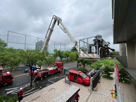 高市消防局攜手長照機構舉辦消防演練  強化長照機構緊急應變能力