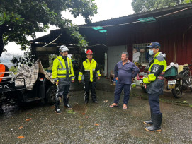 豪雨預測累積雨量達400毫米  桃源消防分隊協助撤離688名保全戶
