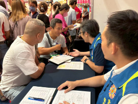 雲林榮服處參與地區最大就博會  助退除役官兵就業