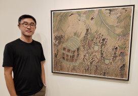 《悠然之間》廖文豪水墨畫個展新莊登場 展至8/17止
