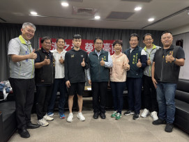 臺南市桌球選手世大運奪金 市長接見祝賀