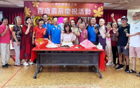 八德榮家人瑞長輩王爺爺壽辰　邀請排舞社住民熱情獻藝添加喜氣
