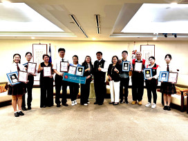 余柷青議員榮獲韓國國際發明展金牌 黃偉哲公開表揚