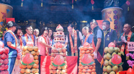 中壢慈惠堂團拜祝壽大典　張善政祈求國泰民安