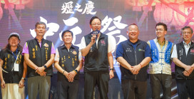 中壢仁海宮中元慶典之夜　張善政肯定為傳統注入創新亮點