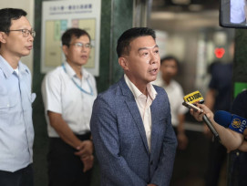 關心台電興達電廠爆炸事故   許智傑親赴現場督促安全檢測後復工