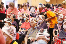 新北永和48單位合力舉辦重陽節義剪義診活動  劉和然：感謝永和婦女會及各界23年來的愛心