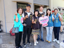桃園賜安府及賜安福愛心協會共情花櫣災民　捐贈物資送暖陪伴渡難關