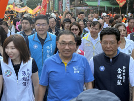 中和區「114年度土地公遶境祈福嘉年華」 侯友宜：祈求福德佑萬民 地方平安順遂