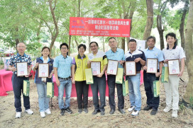 阿公店扶輪社攜手六社植花旗木　為如意公園增添永續綠意