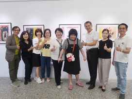 賴櫟安個展《快樂你我他》 光之藝廊登場    在抽象色彩間抒發生命重量