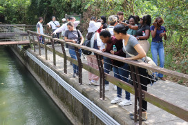 屏科大帶領邦交國青年  探索農水署高雄區處智慧灌溉系統 