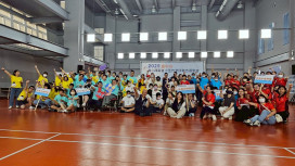 台中海線小作所運動會　身障青年挑戰五感