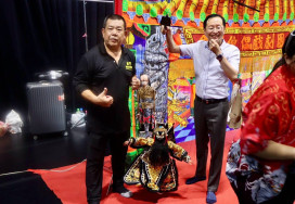 蔡遠進率金門傀儡戲劇團3大學展演 指掌乾坤跨界文化資產新視野
