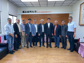 金大歡迎新加坡金門會館呂立岩率團參訪
